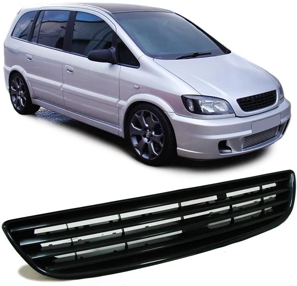 Opel Zafira A 1999-2005 matt fekete hűtőrács