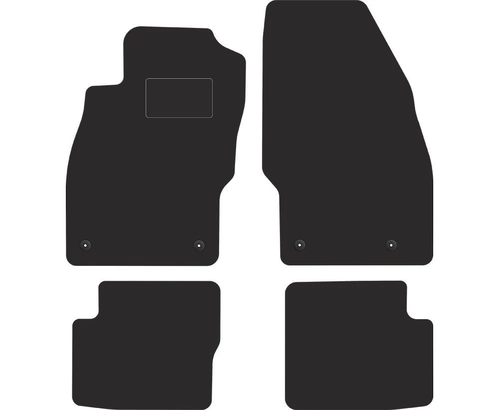 Opel Corsa D - E 2006-2019 prémium fekete velúrszőnyeg szett