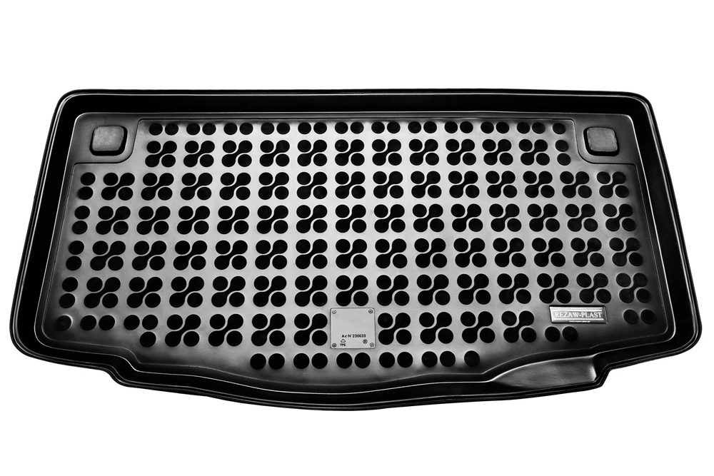 Hyundai i10 II Ferdehátú Rezaw-Plast fekete TPE szintetikus gumi csomagtértálca 230633