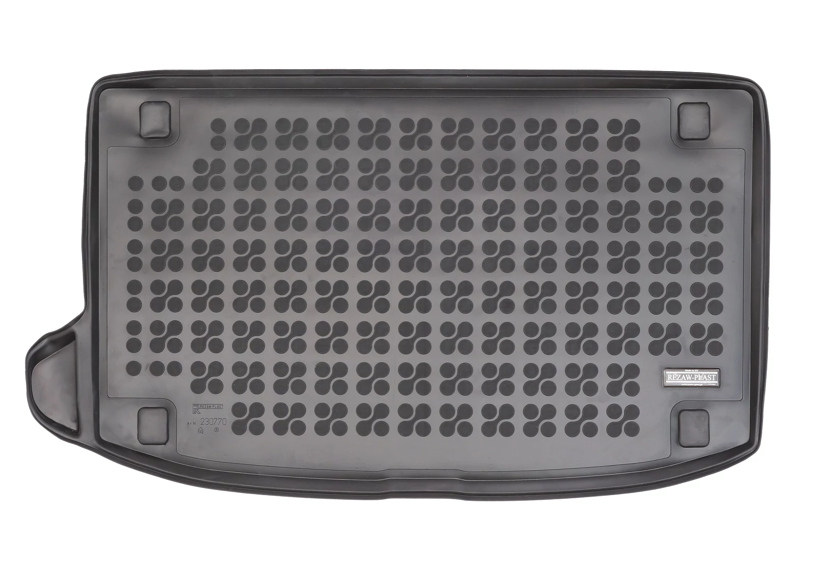 KIA E-SOUL III Rezaw-Plast fekete TPE szintetikus gumi csomagtértálca 230770
