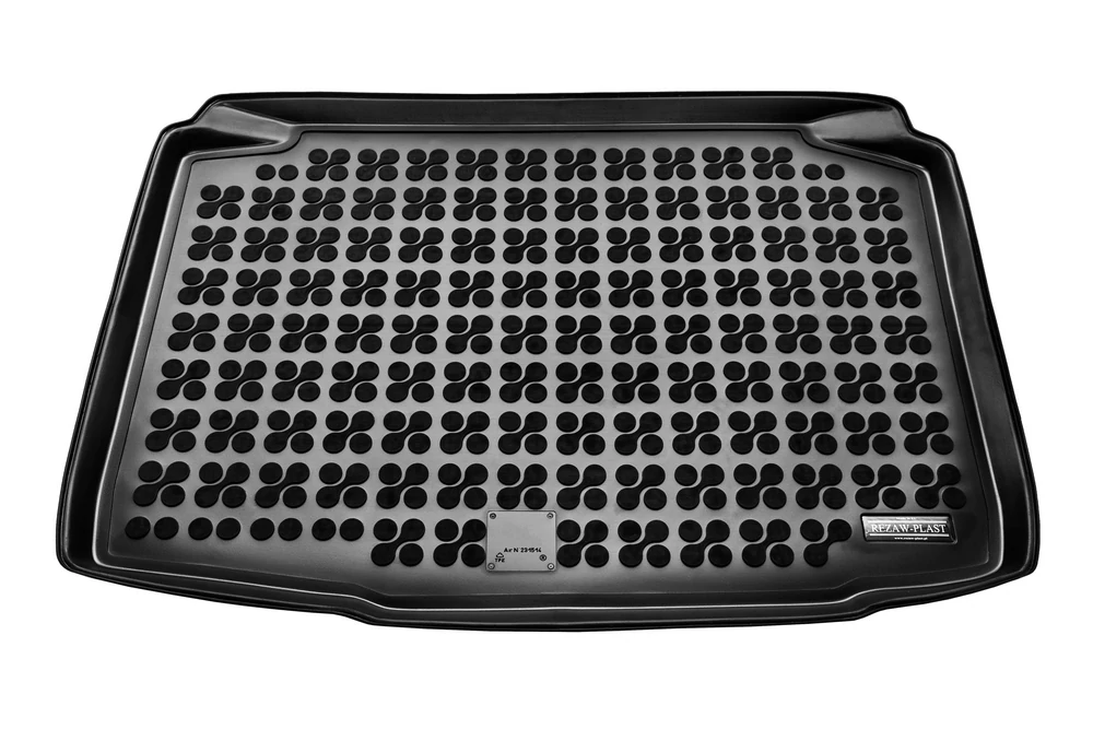 Skoda FABIA II Ferdehátú Rezaw-Plast 231514 fekete TPE szintetikus gumi csomagtértálca