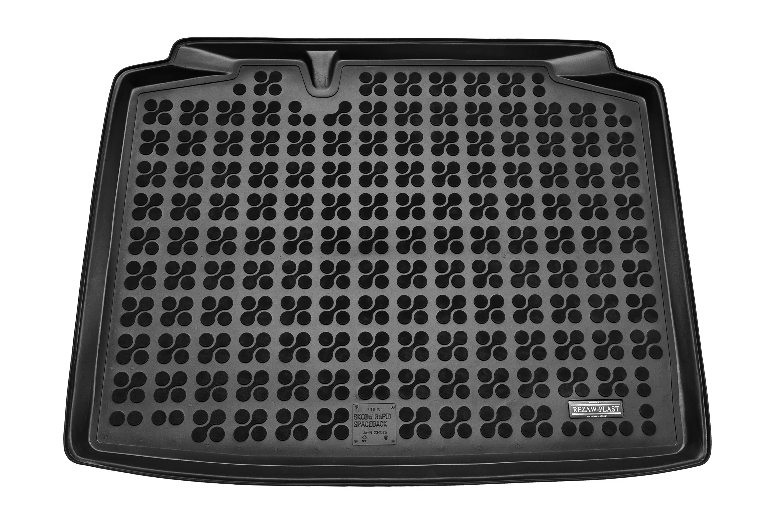 Skoda RAPID Spaceback Rezaw-Plast 231525 fekete TPE szintetikus gumi csomagtértálca