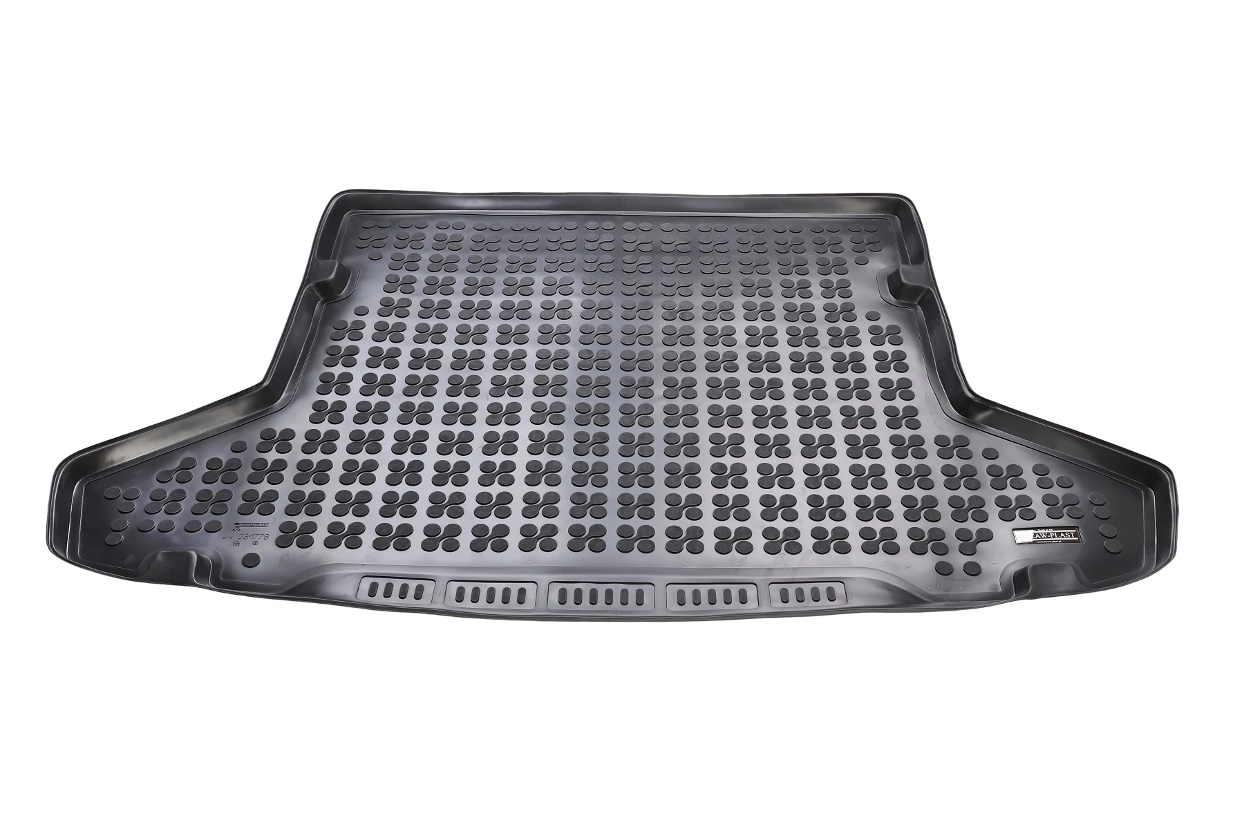 Toyota PRIUS+ Rezaw-Plast 231778 fekete TPE szintetikus gumi csomagtértálca