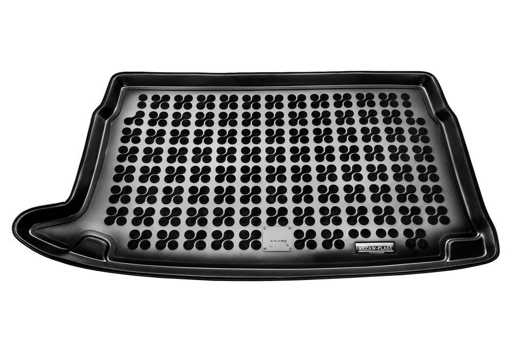 VW Volkswagen POLO V Ferdehátú Rezaw-Plast 231849 fekete TPE szintetikus gumi csomagtértálca