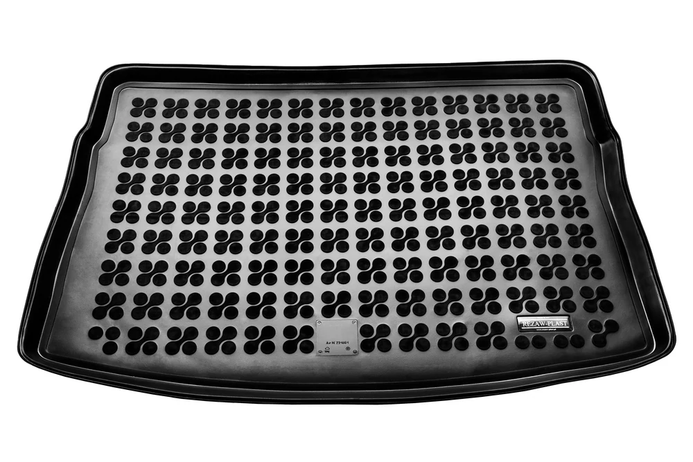 VW Volkswagen GOLF VII Ferdehátú Rezaw-Plast 231861 fekete TPE szintetikus gumi csomagtértálca