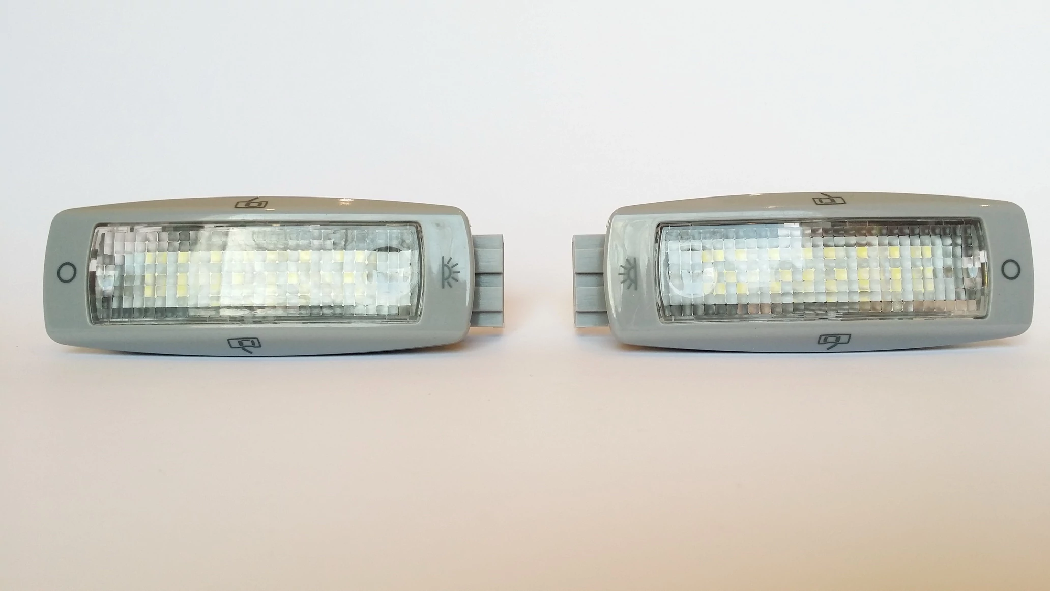 Skoda Fabia Superb Yeti fehér SMD LED olvasó tetőlámpa szett