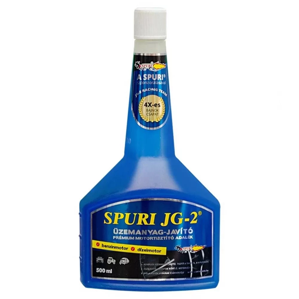 SPURI JG-2 kék benzin - dízel üzemanyag adalék 500 ml