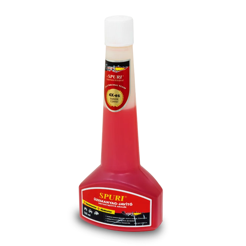 SPURI piros - rózsaszín benzin - dízel üzemanyag adalék 125 ml