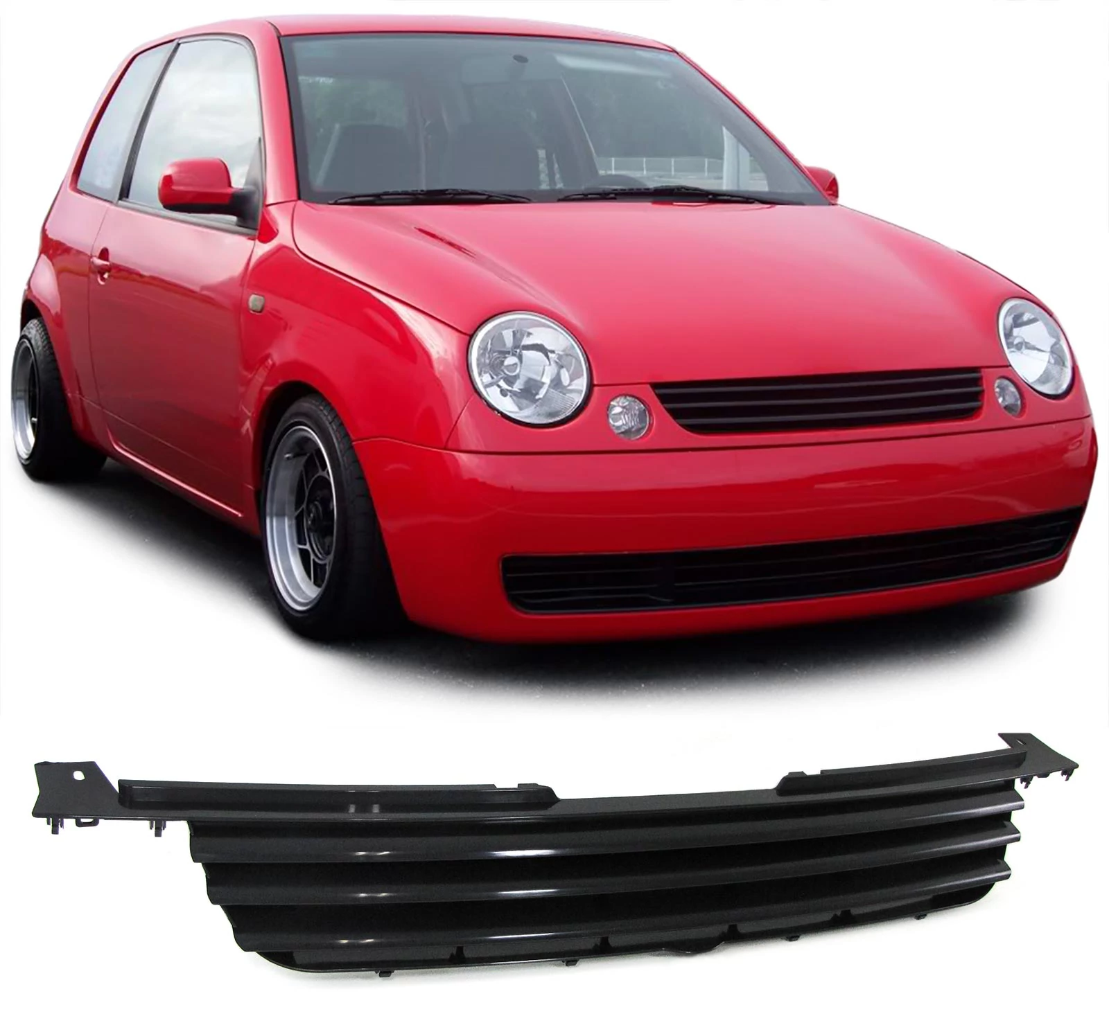 VW Volkswagen Lupo 1998-2005 fekete hűtőrács