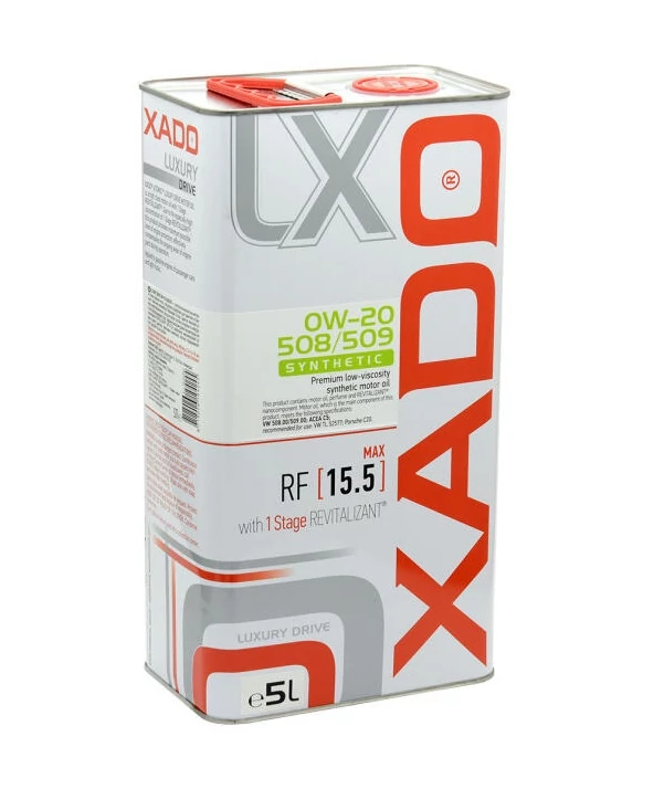 XADO 0W-20 508/509 Luxury Drive 5L kiszerelésű szintetikus motorolaj 20382