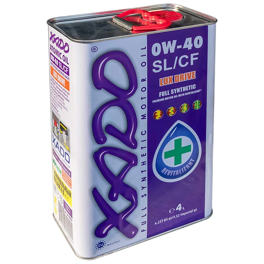 XADO 0W-40 SL/CF 4L kiszerelésű szintetikus motorolaj 20202