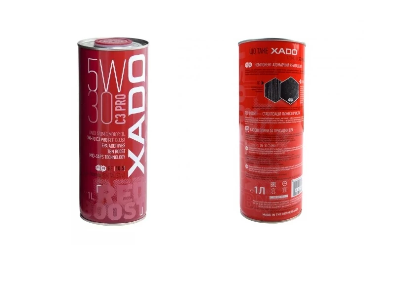 XADO Atomic 5W-30 C3 PRO RED BOOST 1L kiszerelésű szintetikus motorolaj 26168