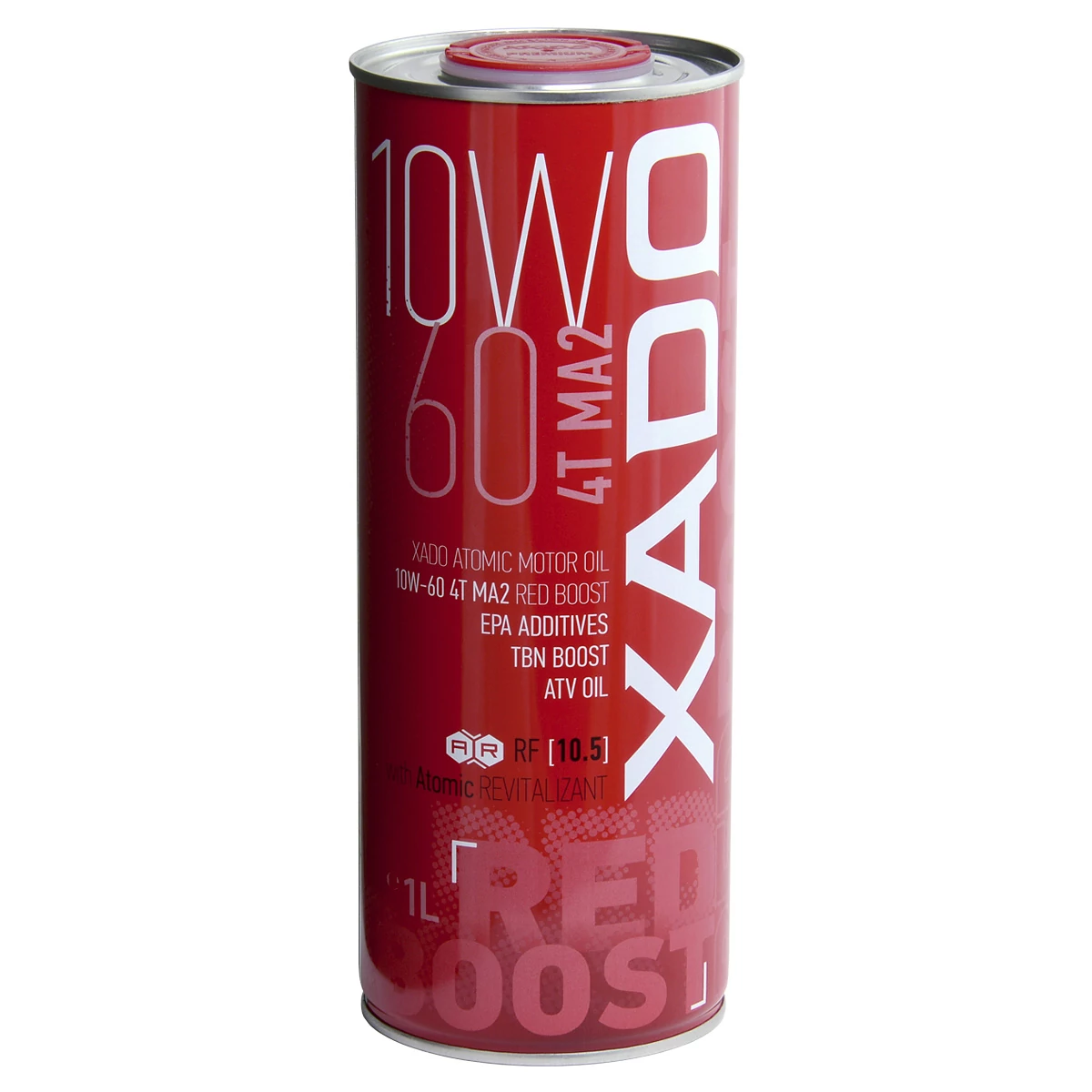XADO 10W-60 4T MA2 RED BOOST 1L szintetikus négyütemű motorkerékpár motorolaj 26128