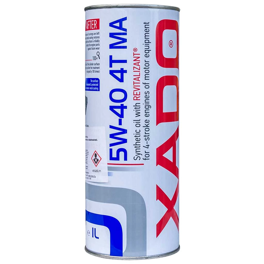 XADO 5W-40 4T MA 1L négyütemű motorkerékpár motorolaj 20158